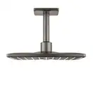 Верхний душ 310 х 310 мм с кронштейном 142 мм Grohe Rainshower SmartActive Cube (цвет - тёмный графит, матовый) (26481AL0) фото 1 Aquada.com.ua