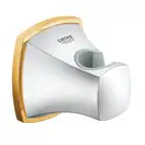 Держатель для ручного душа Grohe Grandera (цвет - хром/золото) (27969IG0) фото 1 Aquada.com.ua
