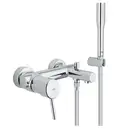 Смеситель однорычажный для ванны Grohe Concetto DN 15 (цвет - хром) с ручным душем (32212001) фото 1 Aquada.com.ua