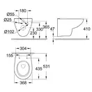 Унитаз подвесной Grohe Bau Ceramic Air с сиденьем с функцией биде (39651SH0) фото 7 Aquada.com.ua