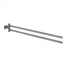Полотенцедержатель двойной 439 мм Grohe Essentials Cube, тёмный графит, матовый (40624AL1) фото 1 Aquada.com.ua