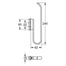 Держатель запасного рулона бумаги Grohe Selection (цвет - тёмный графит, матовый) (41067AL0) фото 2 Aquada.com.ua