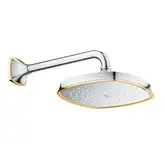 Верхний душ с держателем Grohe Grandera (цвет - хром/золото) (27974IG0+27986IG0)