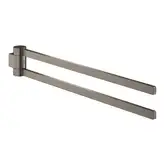 Полотенцедержатель двойной, поворотный 441 мм Grohe Selection, тёмный графит, матовый (41063AL0)