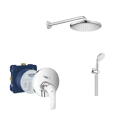 Душевая система скрытого монтажа Grohe Eurosmart с Tempesta 250 (цвет - хром) (26416SC3) фото 1 Aquada.com.ua