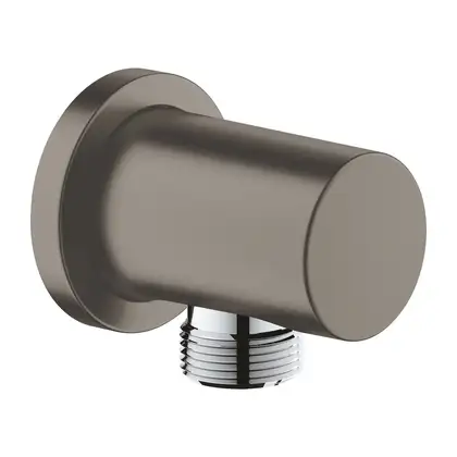 Подключение для душевого шланга Grohe (цвет - тёмный графит, матовый) (27057AL0) фото 1 Aquada.com.ua