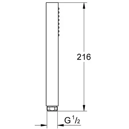 Лейка для душа Grohe Euphoria Cube+ Stick (цвет - хром), 1 тип струи (278880001) фото 3 Aquada.com.ua Лейка для душа Grohe Euphoria Cube+ Stick (цвет - хром), 1 тип струи (278880001) фото 3 Aquada.com.ua