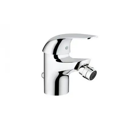 Смеситель однорычажный для биде Grohe Euroeco (цвет - хром) с донным клапаном (32737000) фото 1 Aquada.com.ua