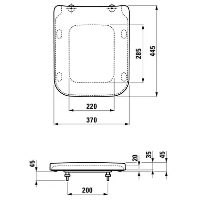 Унитаз подвесной, безободковый Rimless Laufen Pro S с сиденьем (H8209620000001+H8919600000001) фото 8 Aquada.com.ua Унитаз подвесной, безободковый Rimless Laufen Pro S с сиденьем (H8209620000001+H8919600000001) фото 8 Aquada.com.ua