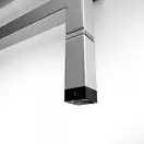 Электрический полотенцесушитель Terma ZigZag в комплекте с тэн 50 x 131h см, белый матовый (WLZIG131050/CR/ONE) фото 2 Aquada.com.ua