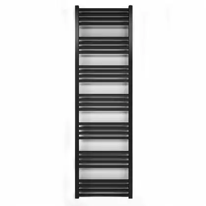 Полотенцесушитель электрический Terma Fiona 48 x 138h см с тэном Moa, чёрный матовый (WLFIN138048/9005/MOA) фото 1 Aquada.com.ua