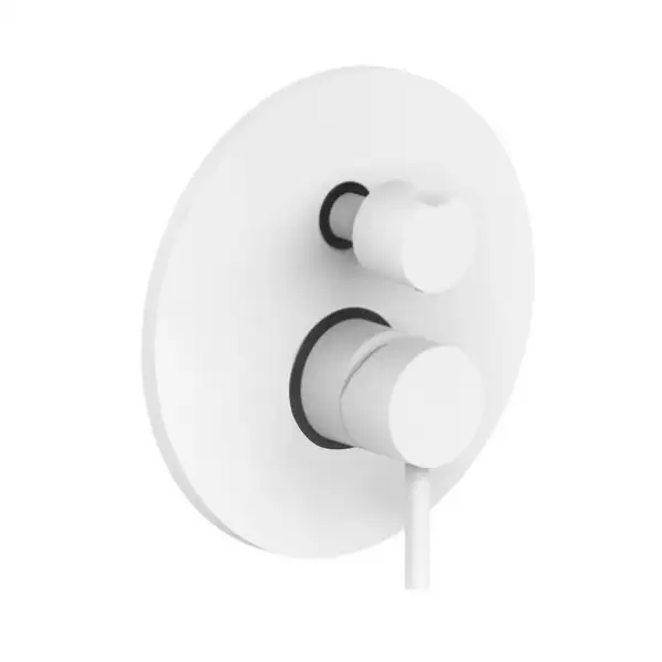 Душевая система скрытого монтажа Paffoni Shower Ø 225 мм + гигиенический душ Paffoni Tweet Round Mix (цвет - белый матовый) (KITLIG018BO+ZDUP110BO) фото 5 Aquada.com.ua