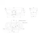 Ванна акриловая, с установленной системой Knief Loft 180 x 80 см, со сливом-переливом (0100-067+0100-091-04) фото 2 Aquada.com.ua