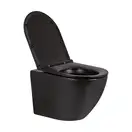 Унітаз підвісний Qtap Robin безобідковий з сидінням Slim Soft-close QT1333046ERMB (QT1333046ERMB) фото 11 Aquada.com.ua