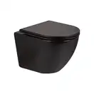 Унітаз підвісний Qtap Robin безобідковий з сидінням Slim Soft-close QT1333046ERMB (QT1333046ERMB) фото 1 Aquada.com.ua