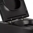 Унітаз підвісний Qtap Robin безобідковий з сидінням Slim Soft-close QT13332141ERMB (QT13332141ERMB) фото 5 Aquada.com.ua