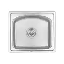 Кухонная мойка Qtap 4842 0,8 мм Micro Decor (QT4842MICDEC08) (QT4842MICDEC08) фото 1 Aquada.com.ua