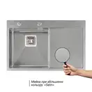 Набор 3 в 1 Qtap кухонная мойка DK7850L 3.0/1.2 мм Satin + сушилка + дозатор для моющего средства (QTDK7850LSET3012) фото 11 Aquada.com.ua