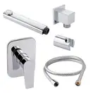 Набор для гигиенического душа со смесителем Qtap 102 (QTSTCRM102SET) фото 1 Aquada.com.ua