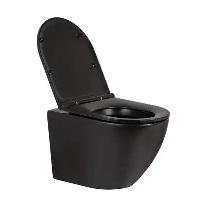 Унітаз підвісний Qtap Robin безобідковий з сидінням Slim Soft-close QT1333046ERMB (QT1333046ERMB) фото 11 Aquada.com.ua Унітаз підвісний Qtap Robin безобідковий з сидінням Slim Soft-close QT1333046ERMB (QT1333046ERMB) фото 11 Aquada.com.ua