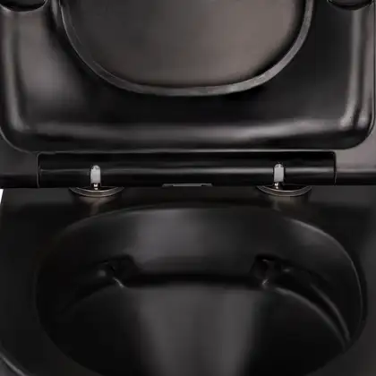 Унітаз підвісний Qtap Robin безобідковий з сидінням Slim Soft-close QT1333046ERMB (QT1333046ERMB) фото 5 Aquada.com.ua Унітаз підвісний Qtap Robin безобідковий з сидінням Slim Soft-close QT1333046ERMB (QT1333046ERMB) фото 5 Aquada.com.ua