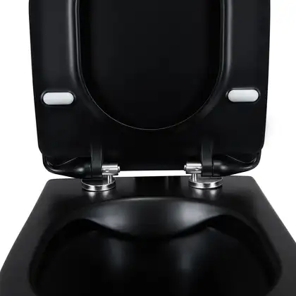 Унітаз підвісний Qtap Scorpio безобідковий з сидінням Slim Soft-close QT1433053ERMB (QT1433053ERMB) фото 5 Aquada.com.ua Унітаз підвісний Qtap Scorpio безобідковий з сидінням Slim Soft-close QT1433053ERMB (QT1433053ERMB) фото 5 Aquada.com.ua