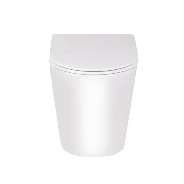 Унитаз напольный Qtap Swan безободковый с сиденьем Soft-close QT16223178W (QT16223178W) фото 3 Aquada.com.ua Унитаз напольный Qtap Swan безободковый с сиденьем Soft-close QT16223178W (QT16223178W) фото 3 Aquada.com.ua