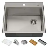 Kraus Kore™ KWT Кухонная мойка-станция, 584 мм (KWT311-25)
