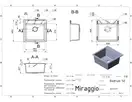 MIRAGGIO Кухонная мойка BODRUM 510 черная (0000001)