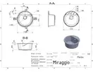 MIRAGGIO Кухонная мойка MALIBU терра (0000030)
