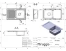 MIRAGGIO Кухонная мойка ORLEAN черная (0000033)