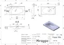 MIRAGGIO TITANIA Умывальник, белый (0000250)