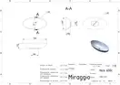 MIRAGGIO Умивальник NICE MATT (0000223)