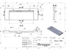 MIRAGGIO OLMOS 1500 Умывальник, белый (0000226)