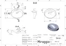 MIRAGGIO Умивальник DEVON MATT (0000649)