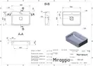 MIRAGGIO Умивальник MARRAKESH 600 MATT (0000672)
