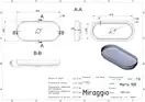 MIRAGGIO Умивальник MARTA 900 MATT (0000732)