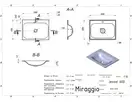 MIRAGGIO Умивальник JESSEL 600 MATT (0000747)