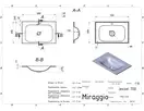 MIRAGGIO JESSEL 700 Умывальник, белый (0000750)