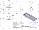 MIRAGGIO Умывальник DELLA 1200 L MATT (0000913)