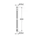 GROHE Шланг для душа, металевий 2000 мм Relexa (28146000)