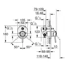 Grohe BauClassic Смеситель для ванны, хром (29047000)