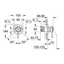 Grohe BauClassic Смеситель для душа, хром (29048000)