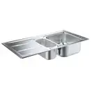 GROHE Мийка для кухні 983 x 513 мм з ексцентриком, 2 чаши, матова (31569SD0)