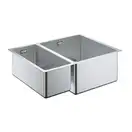 GROHE Мийка для кухні 585 x 440 мм, 1,5 чаши, матова, під стільницю, права (31576SD0)