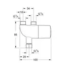 Grohe Grohtherm Micro Термостат под раковину, хром (34487000)