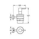 Дозатор рідкого мила Grohe Essentials Cube New (40756001)