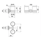Стакан двойной Qtap Liberty ORO 1155 (QTLIBORO1155)