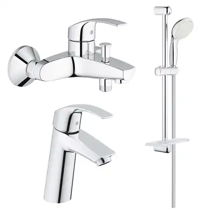 Набір змішувачів Grohe Eurosmart M-Size для ванної кімнати (123246M)
