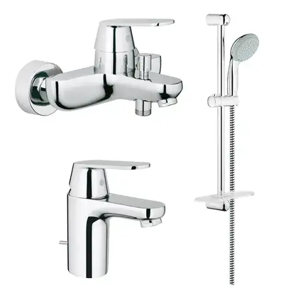 GROHE Набiр змiшувачiв Eurosmart Cosmopolitan 3 в 1, для ванни та душу (126111S) GROHE Набiр змiшувачiв Eurosmart Cosmopolitan 3 в 1, для ванни та душу (126111S)